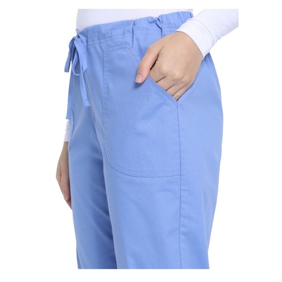 NWT lot of 2 Scrubstar Women's Core Essentials Scrub Pants with Drawstring Tie - Picture 7 of 11